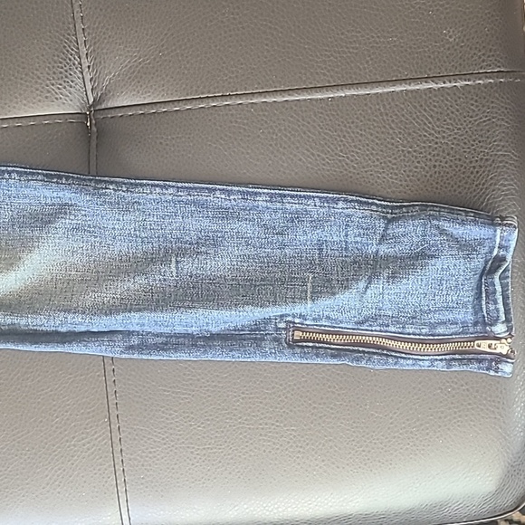 Rag and bone oil stain low rise skinny jeans size 24 - Picture 3 of 4